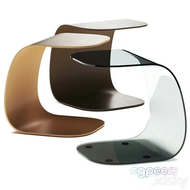 3ds Max Free – Tonin Casa Beside Coffee Table