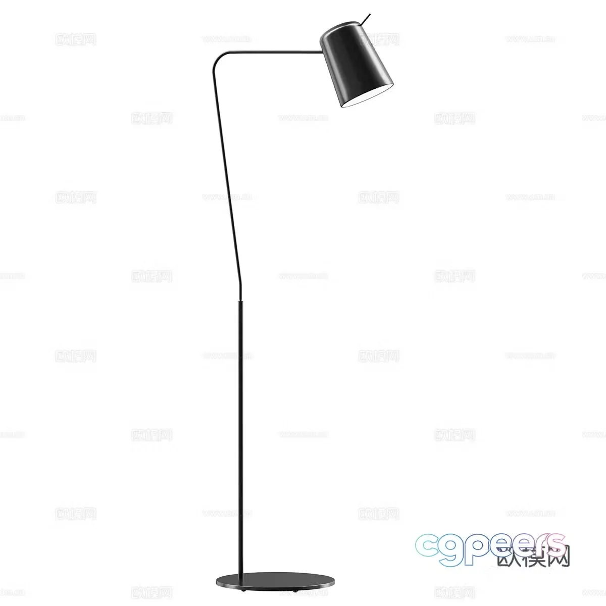 Modern minimalist floor lamp 3d model