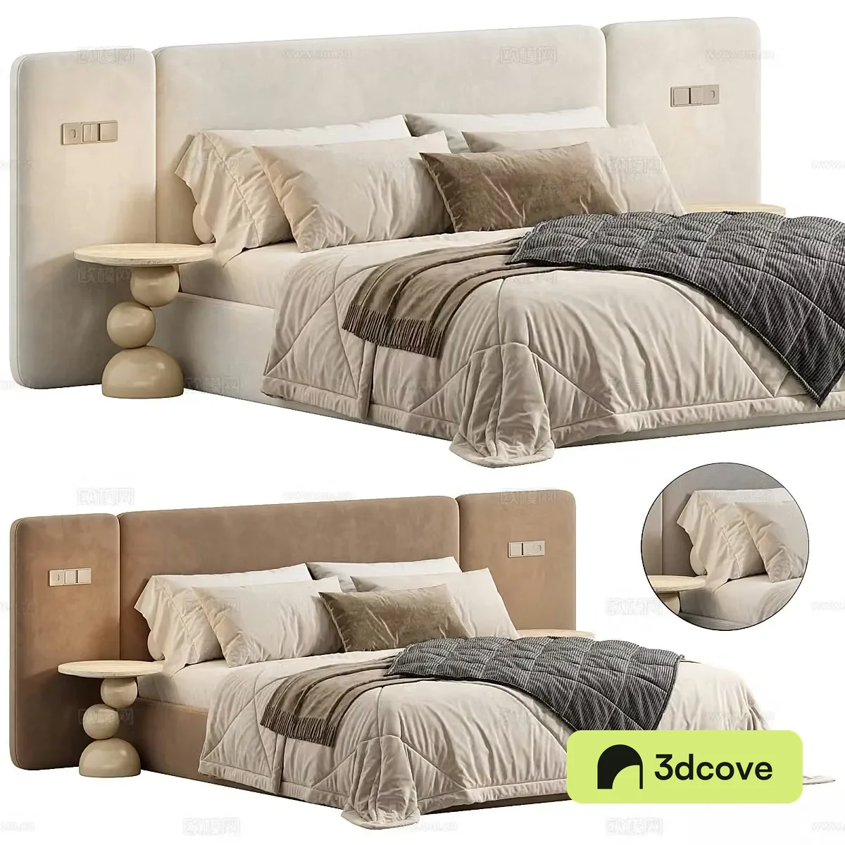 New Chinese double bed