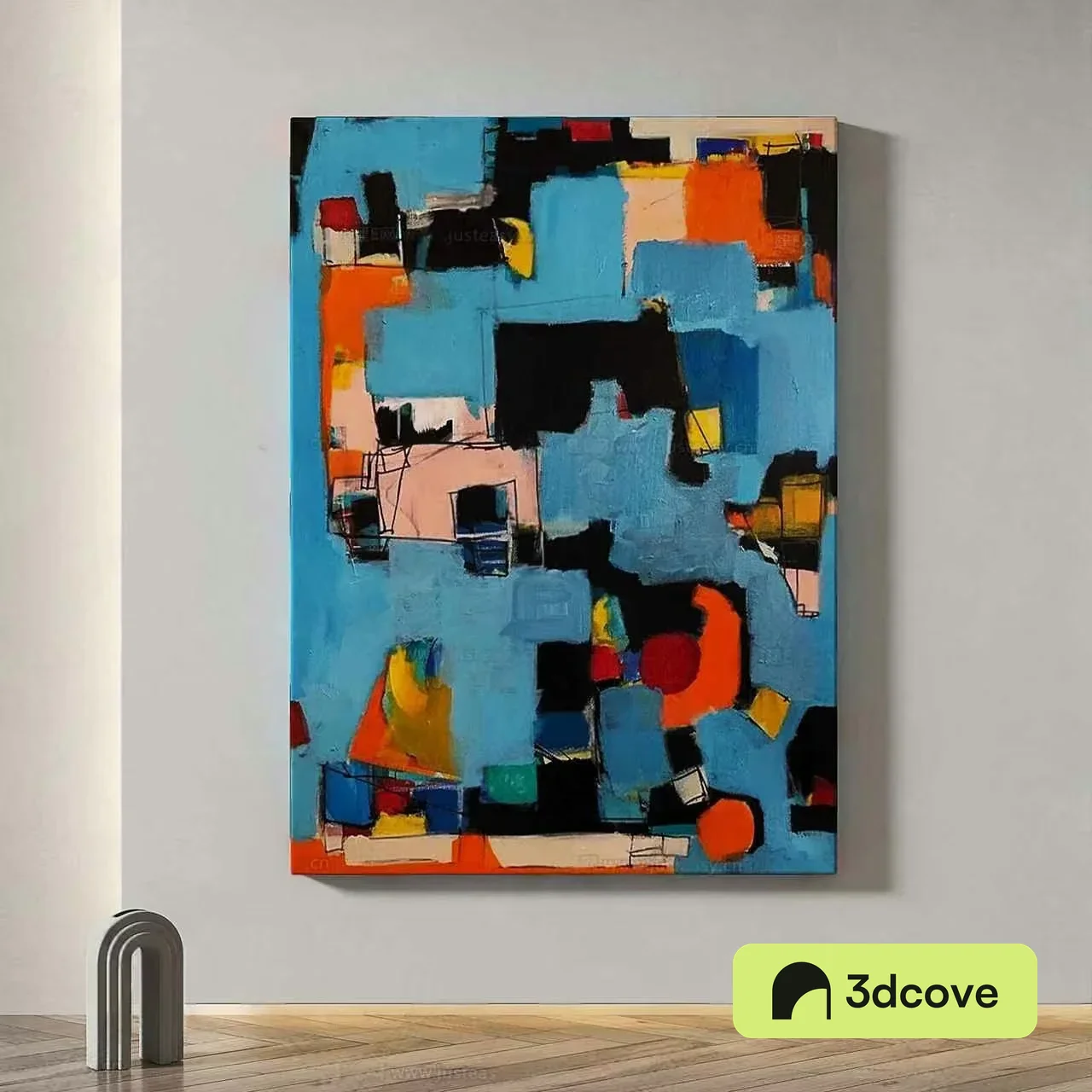 A Colorful Abstract Painting