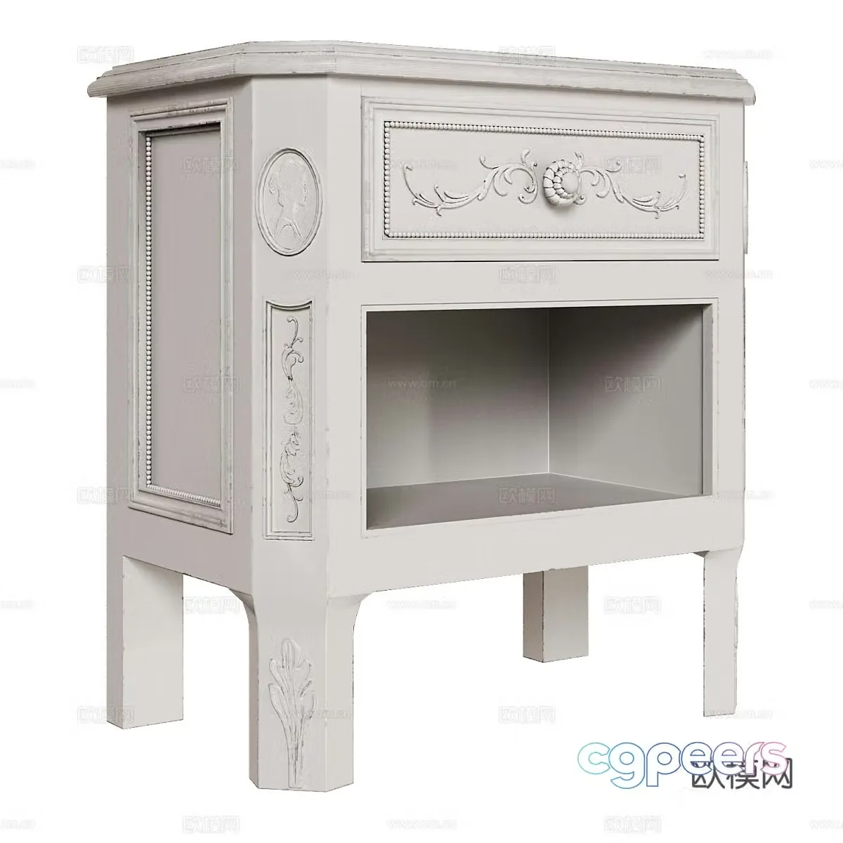 Bedside table 3d model