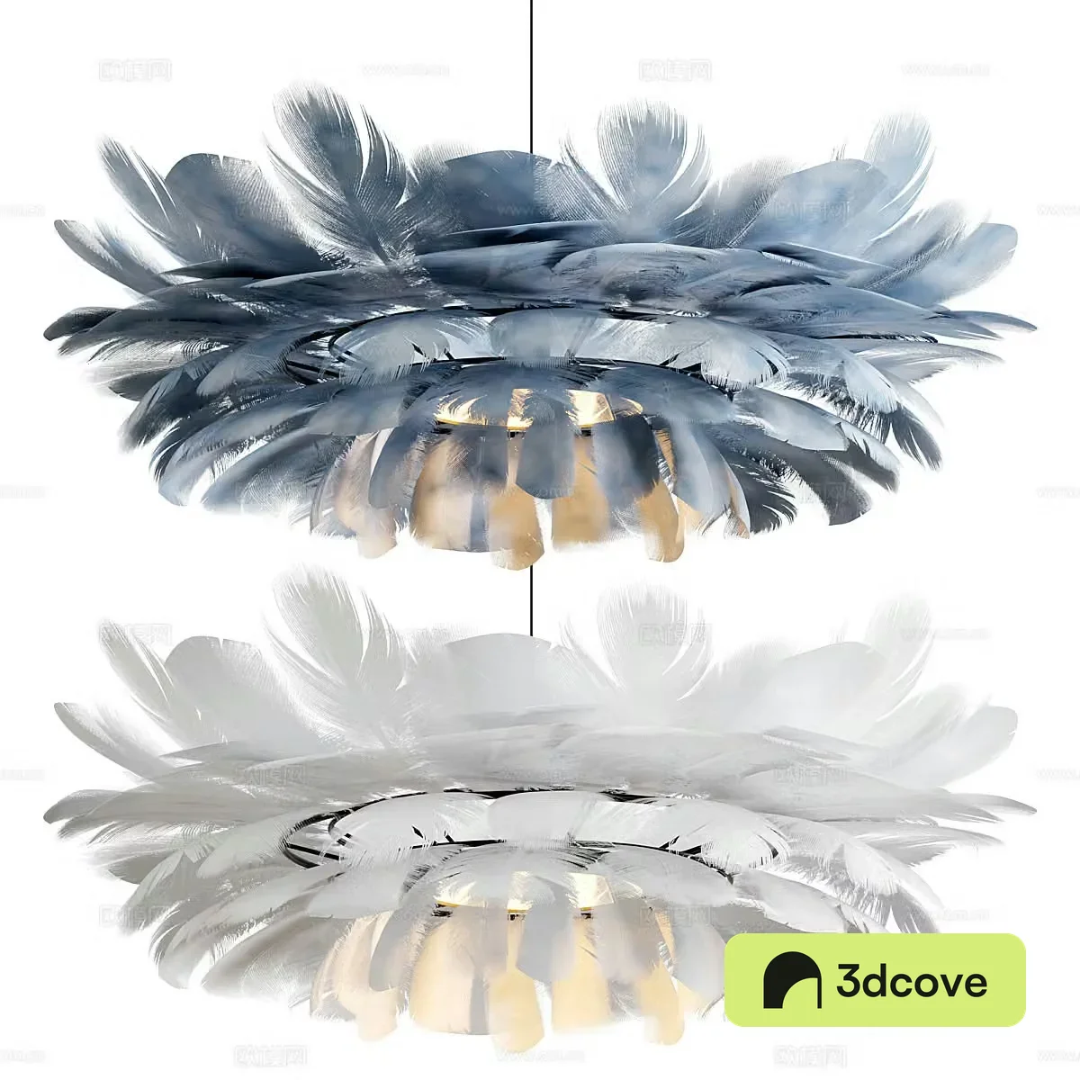New Chinese Feather Decoration Connect