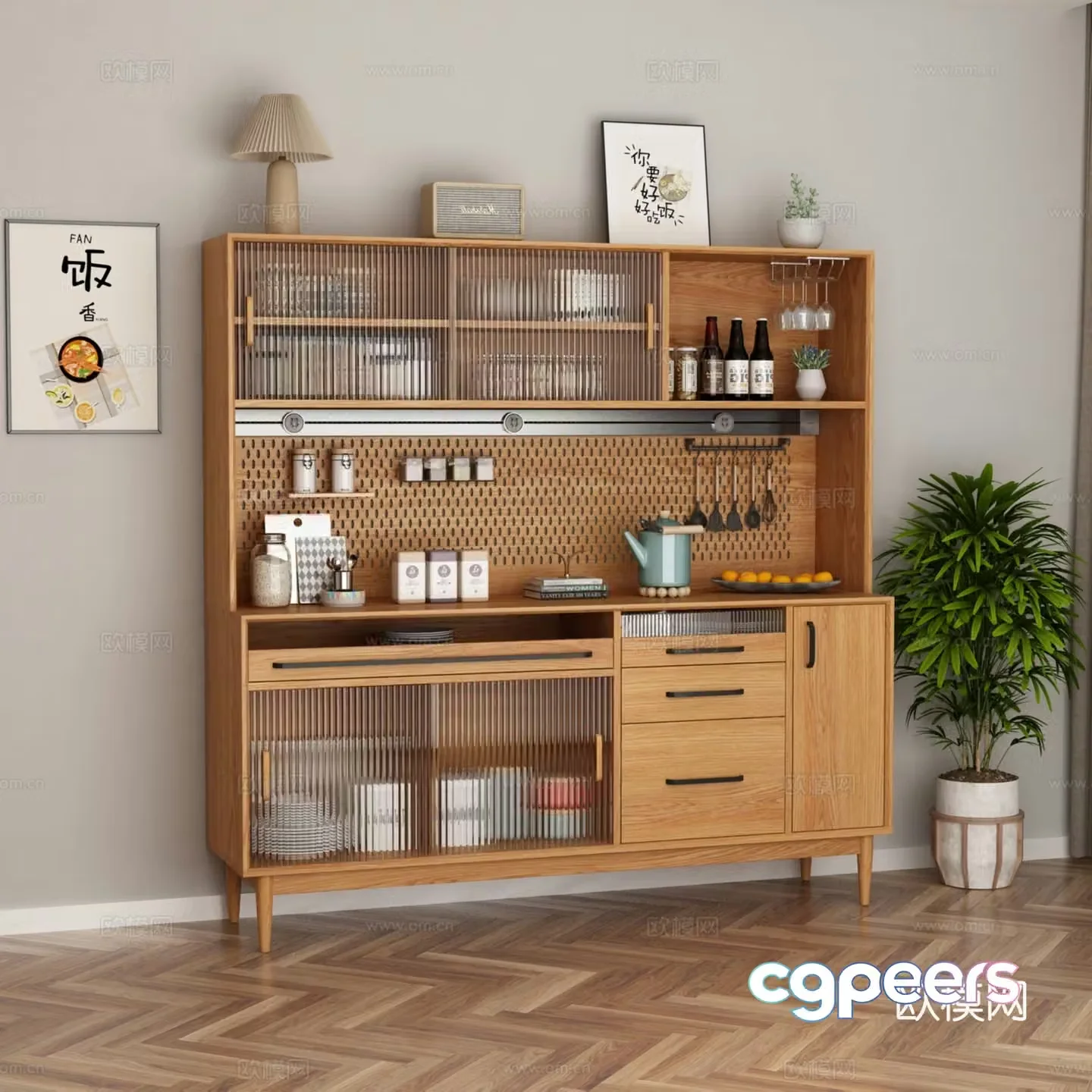 Sideboard 3D Model