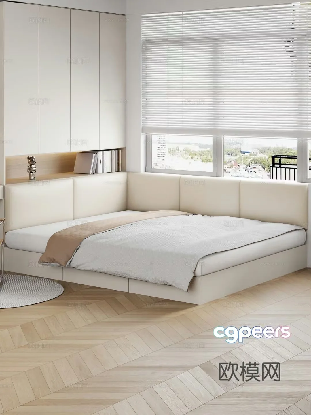 Tatami Creator Bed Bed 3D Model