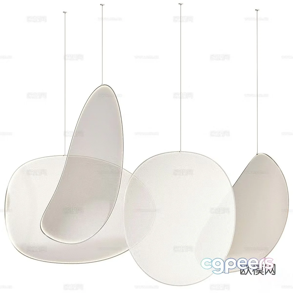 Creative chandelier art chandelier 3d model