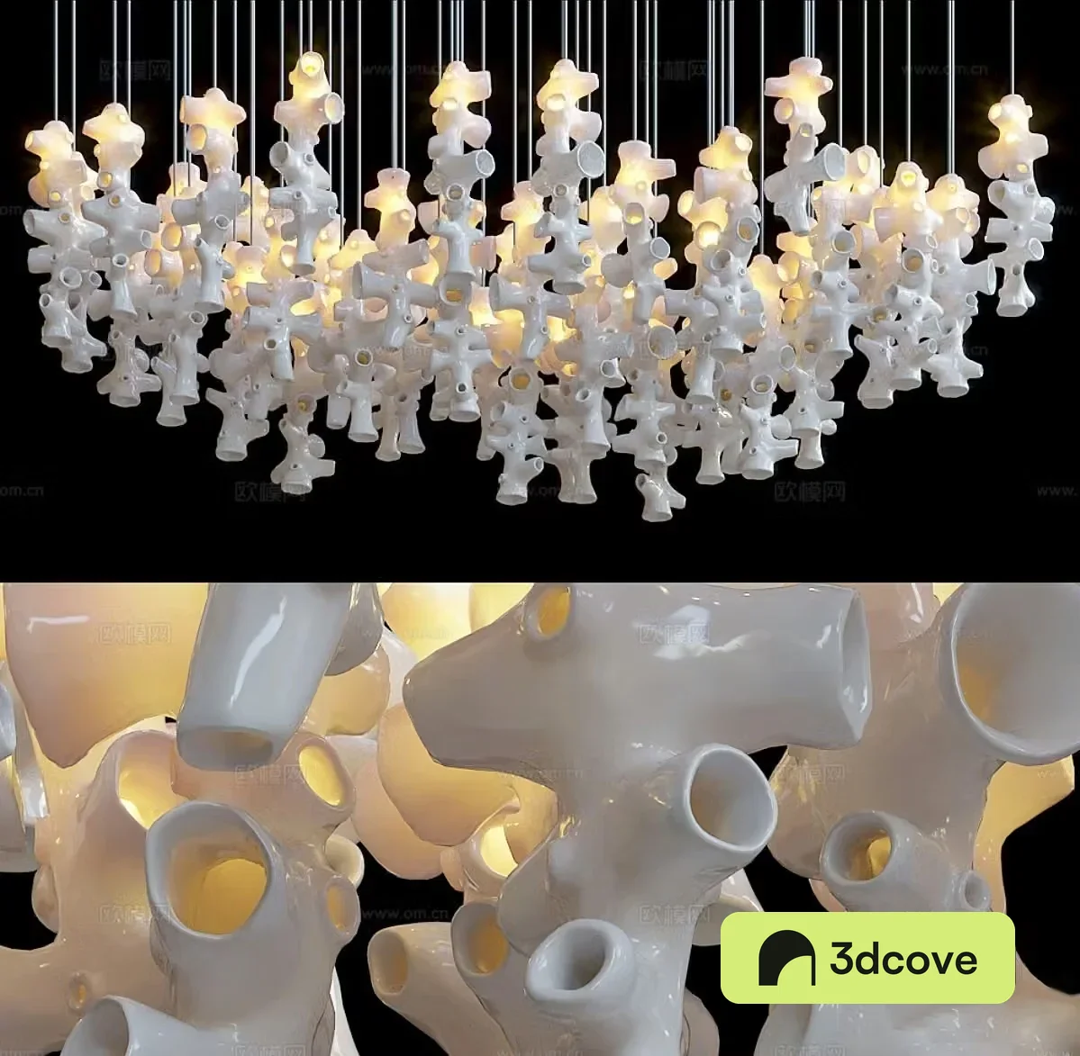 Ceramic decorative lamp