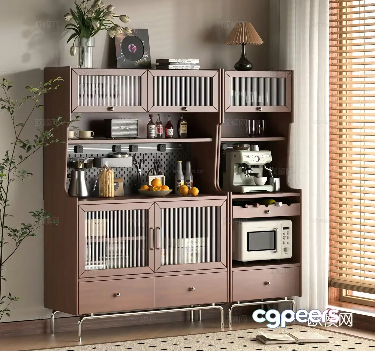 Modern sideboard 3D model