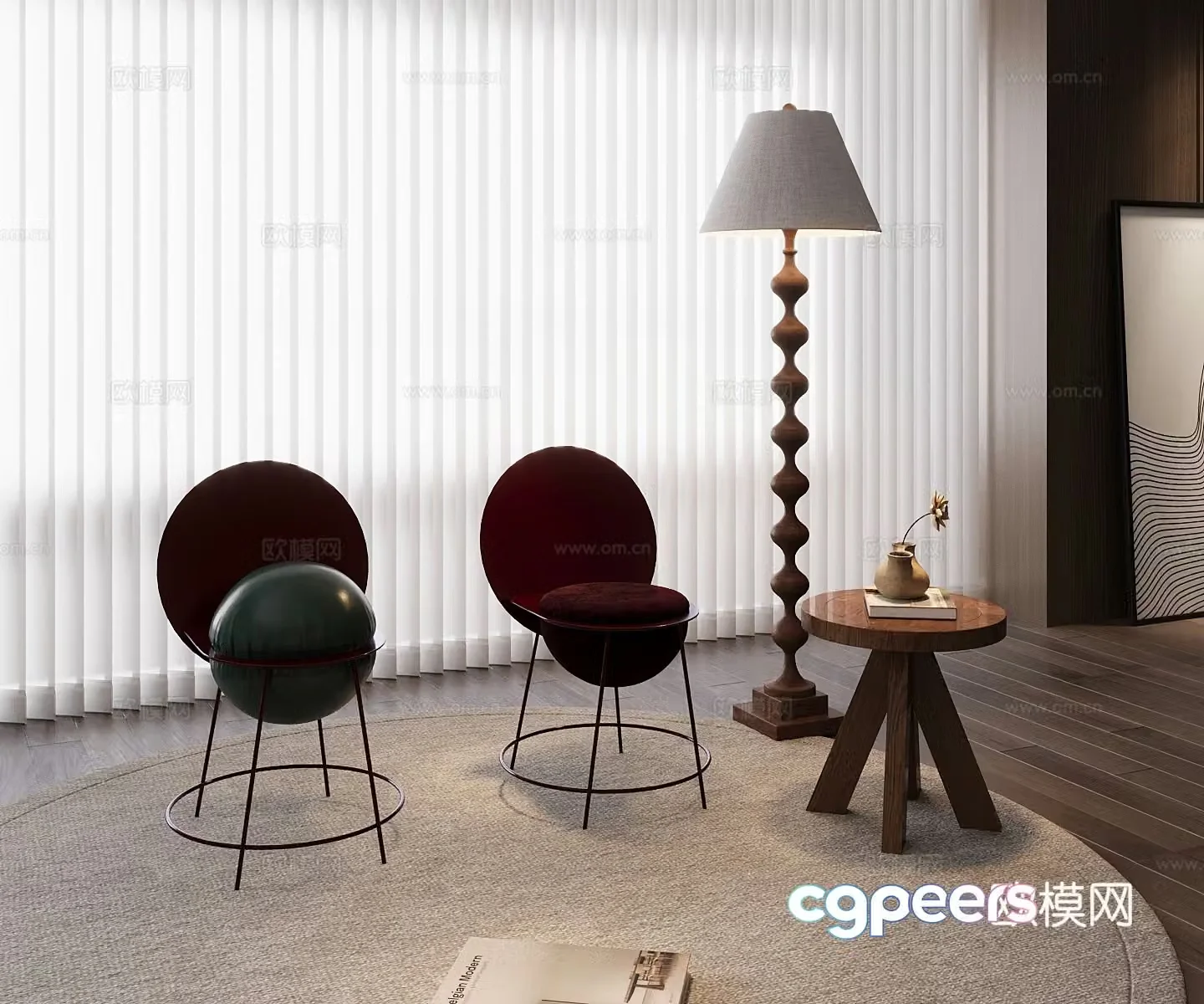 Leisure chair 3d model