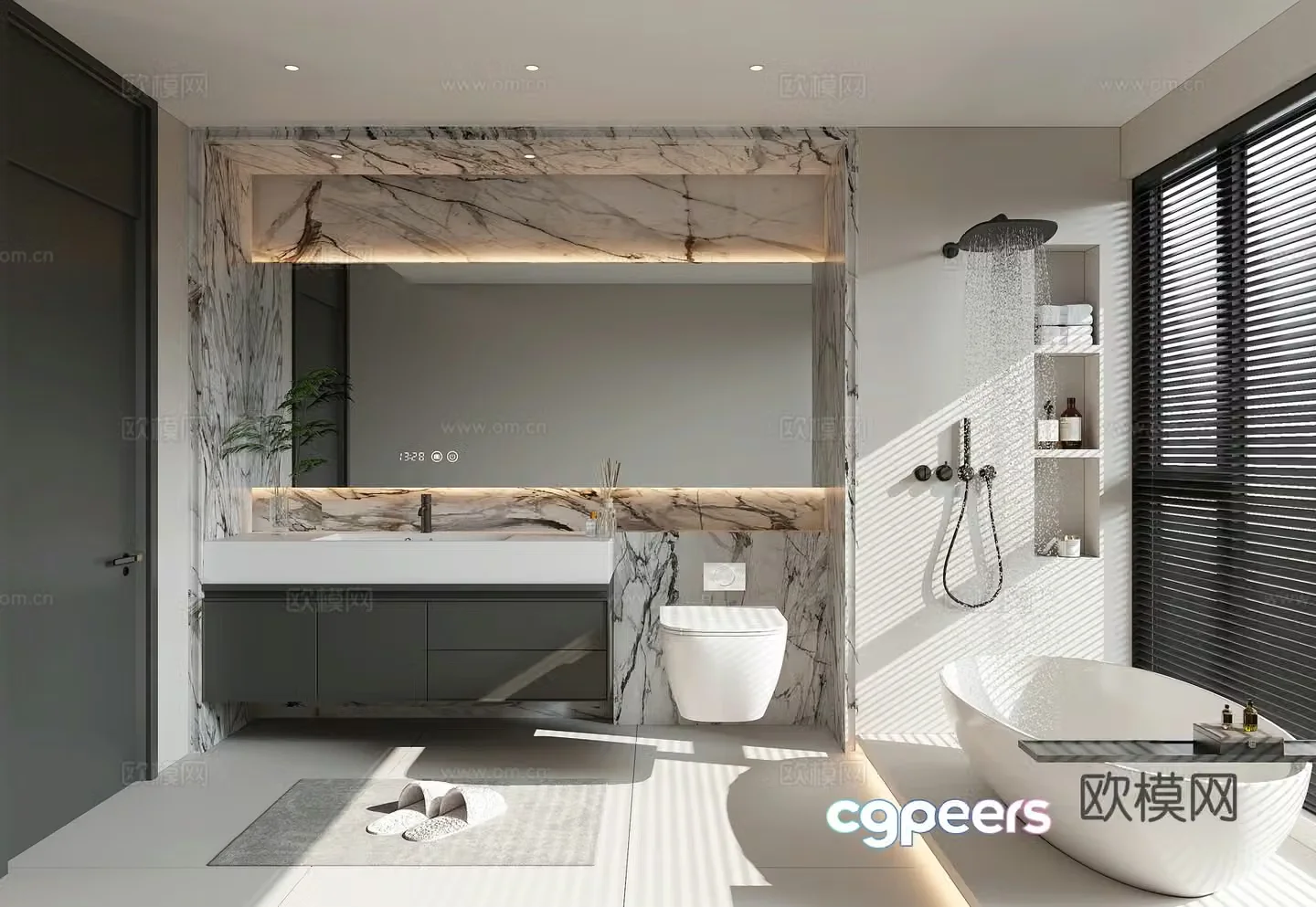 Modern bathroom 3d model