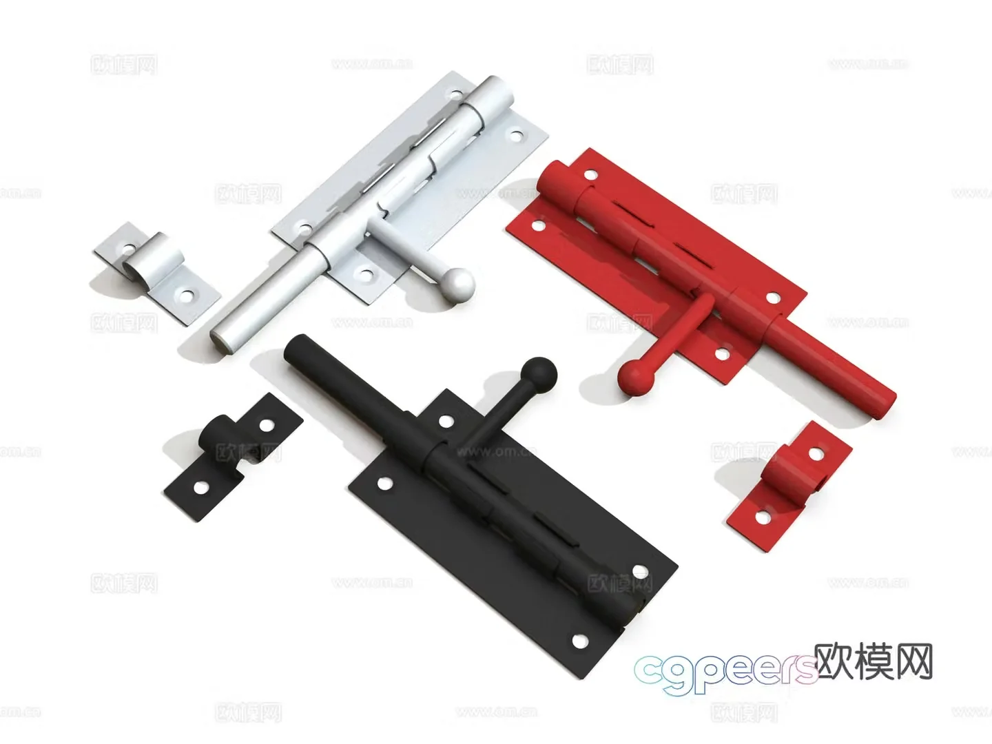 Pin Pin Lock Lock 3d Model