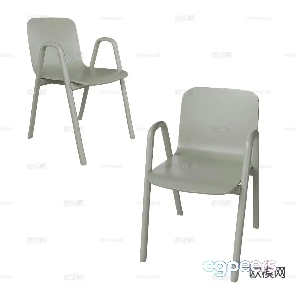 Inno modern chair dining chair 3d model