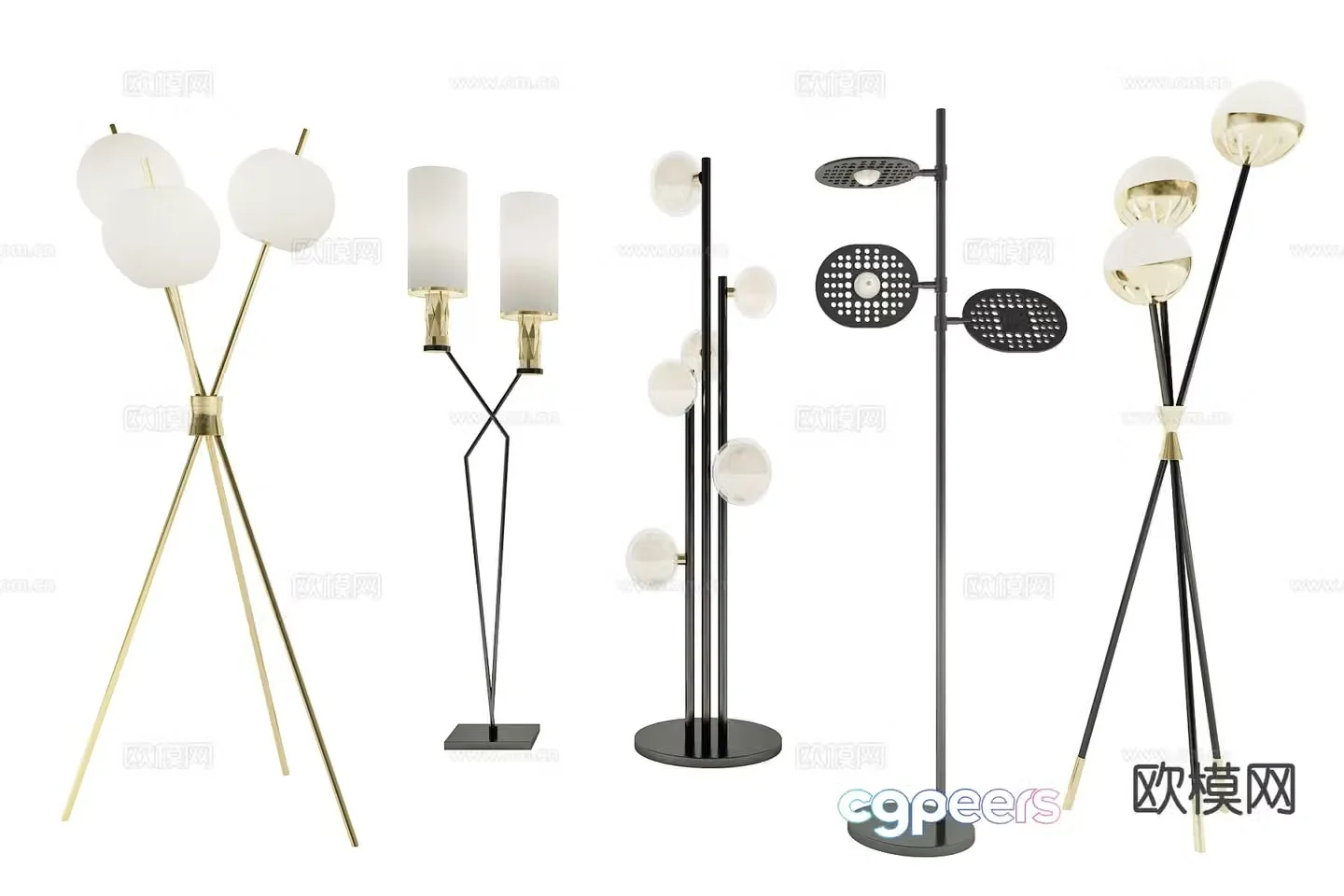 Creative floor lamp artistic floor lamp 3d model