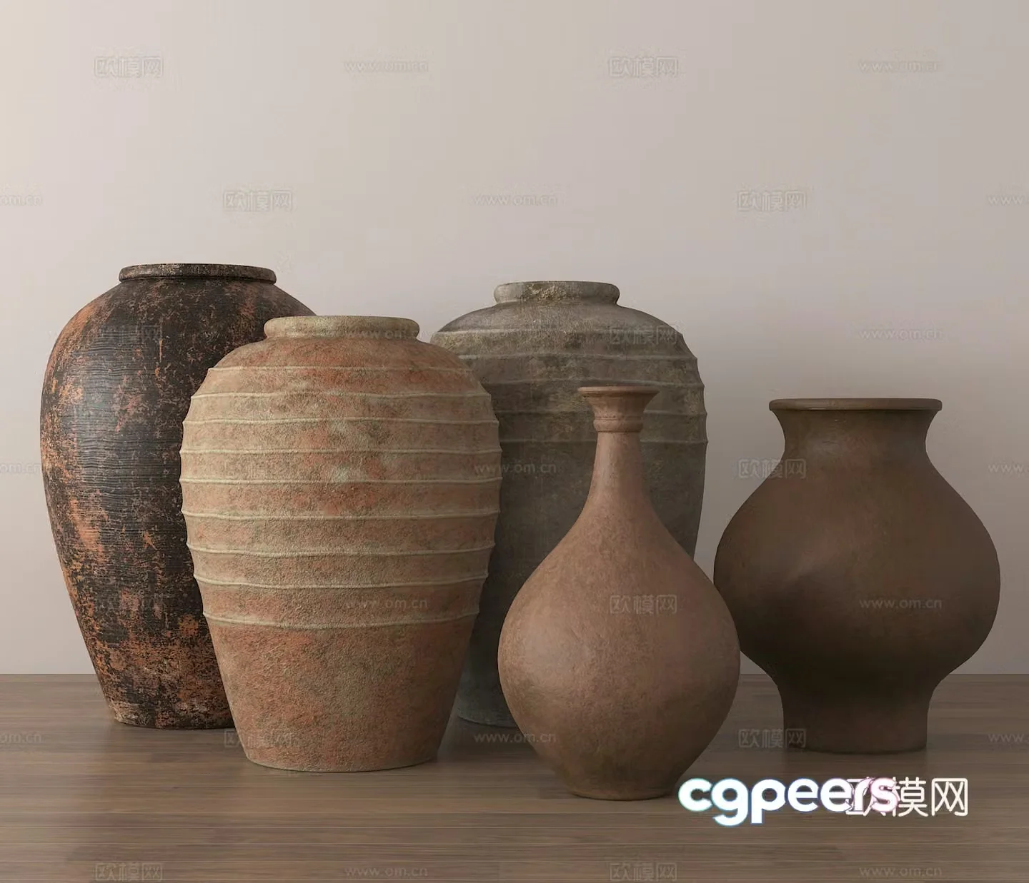 Ceramics pot vase 3d model