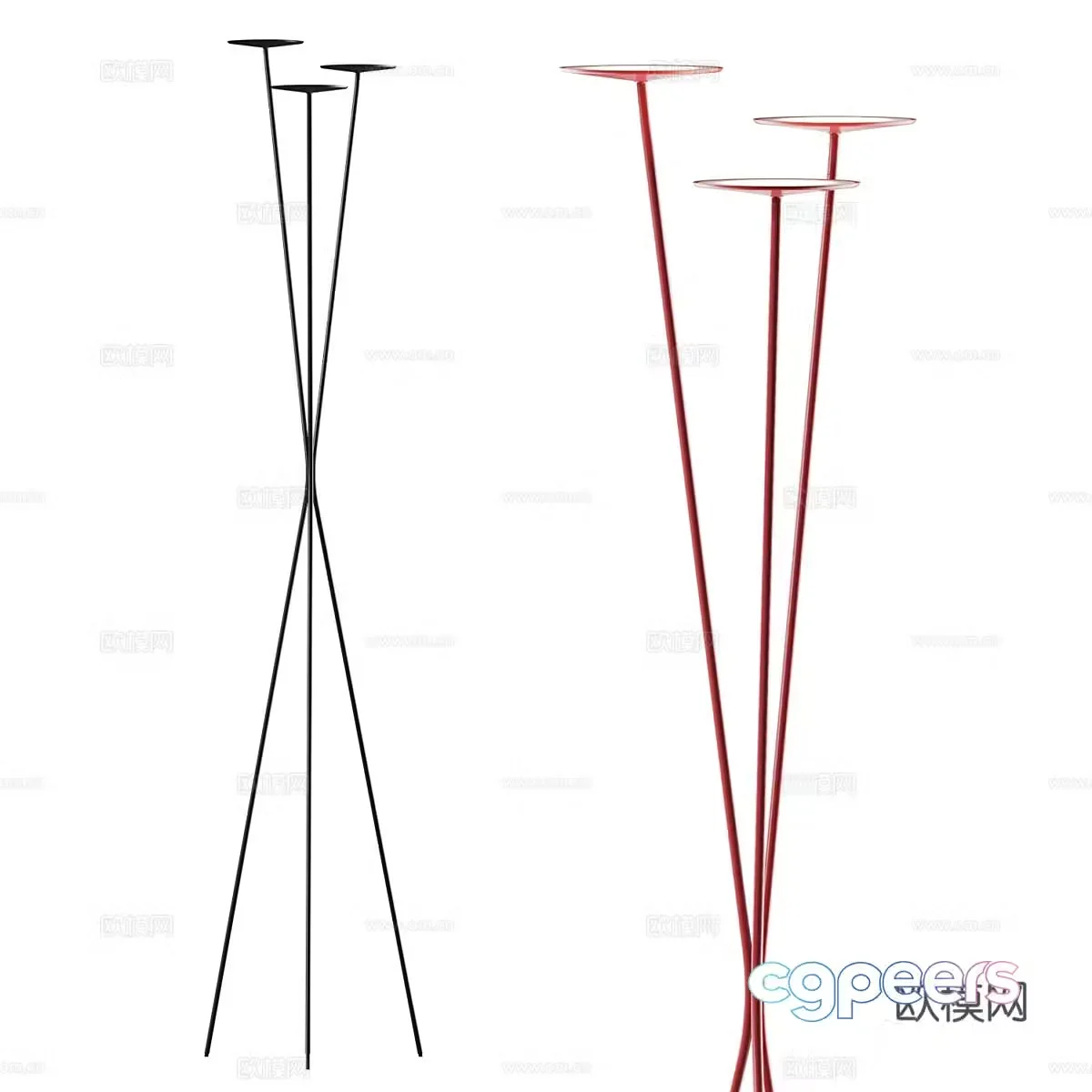 Modern minimalist Stehleuchten floor lamp 3d model