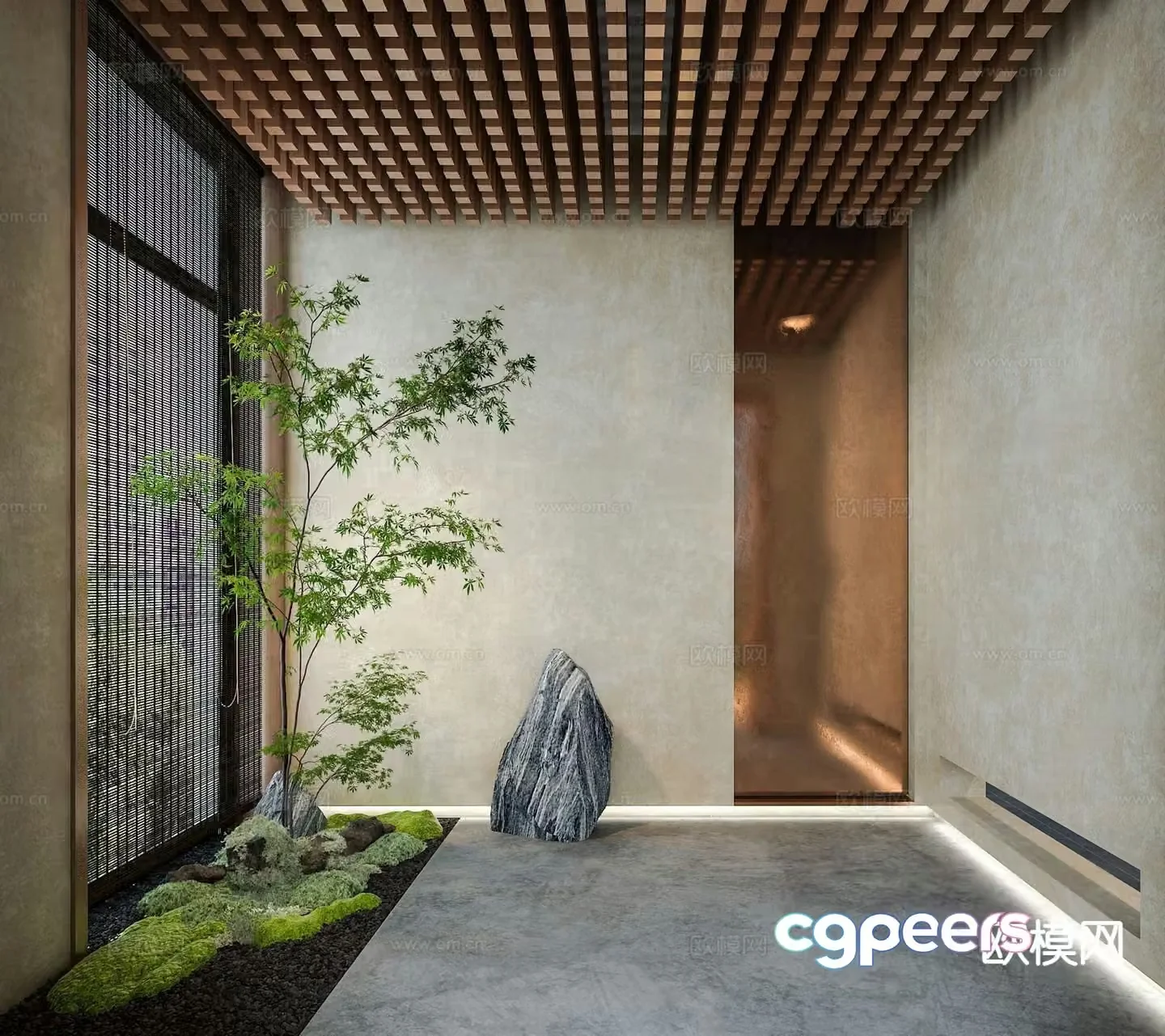 Landscape sketch plant landscaping 3D model