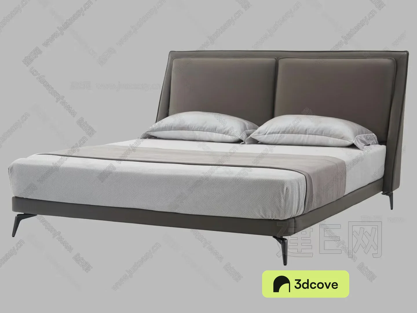 A Bed With A Headboard