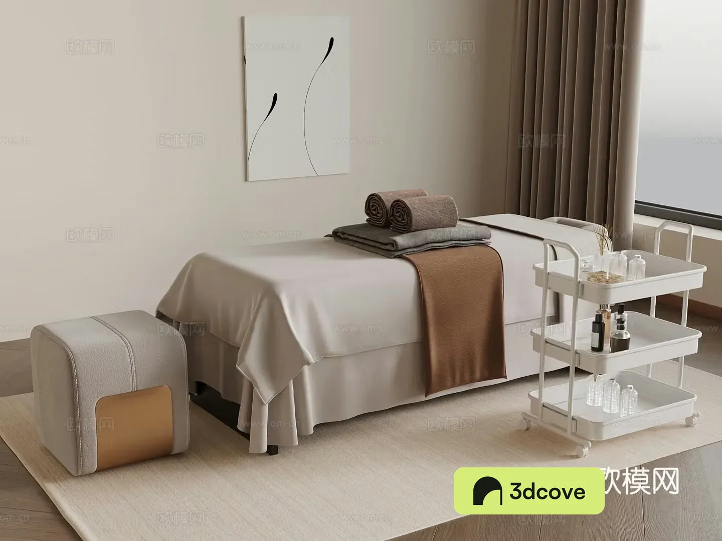 Modern massage table beauty supplies
