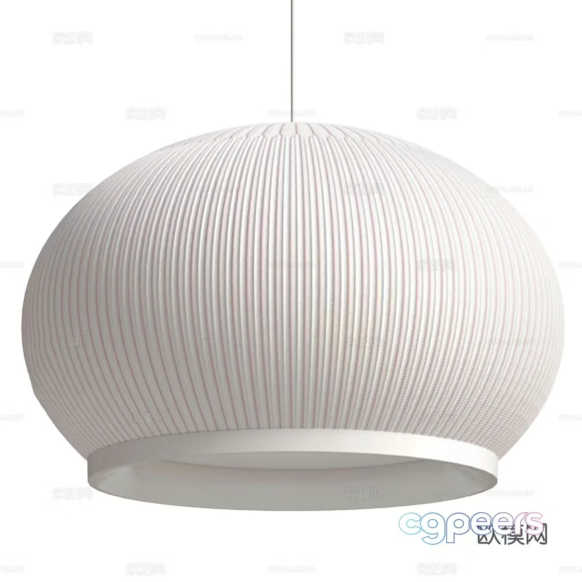 New Chinese style Wasabi Decorative Chandelier 3D Model