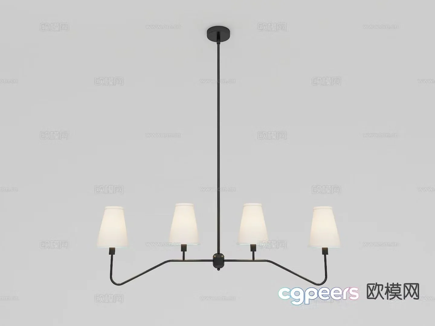 Creative chandelier art chandelier 3d model