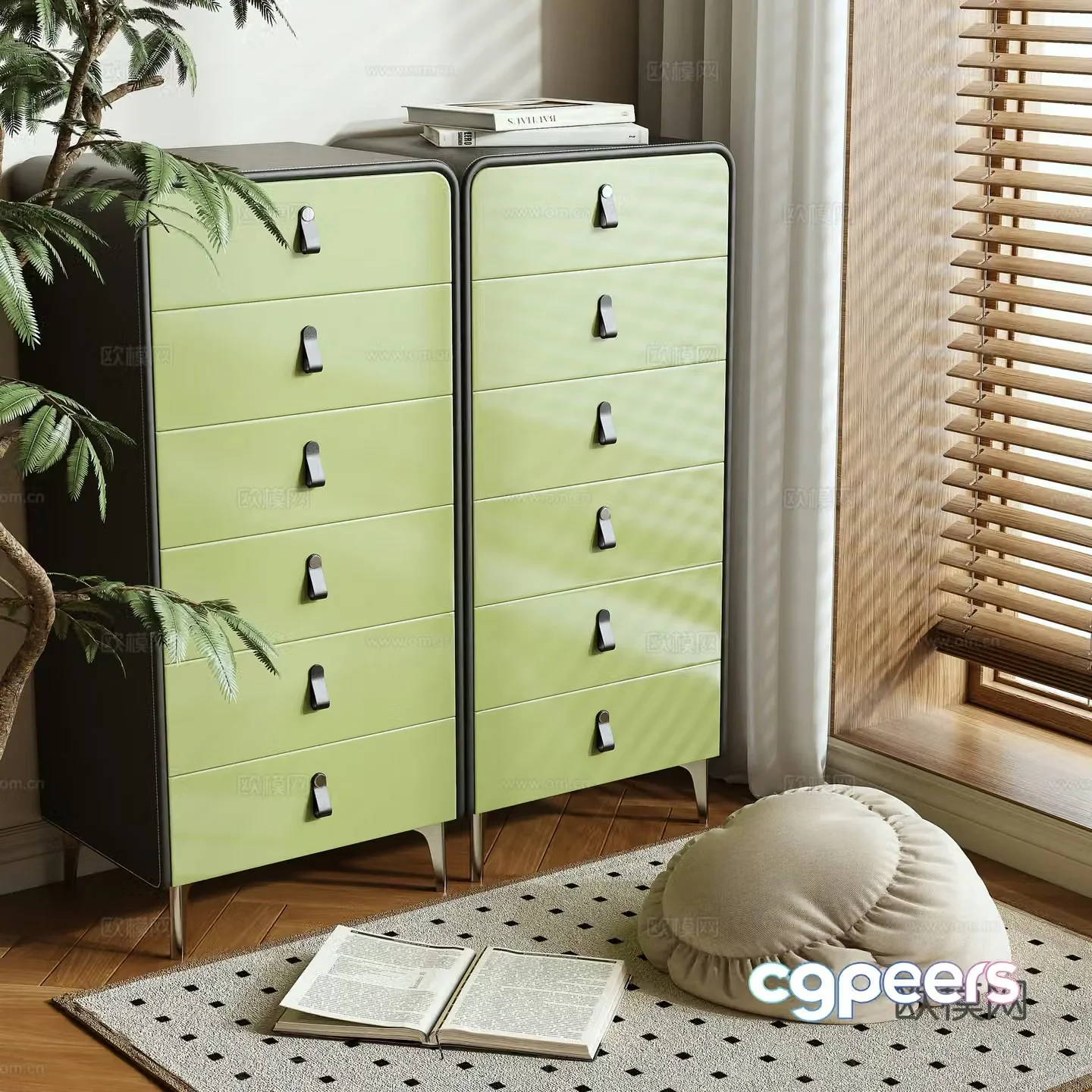 Side cabinet 3D model