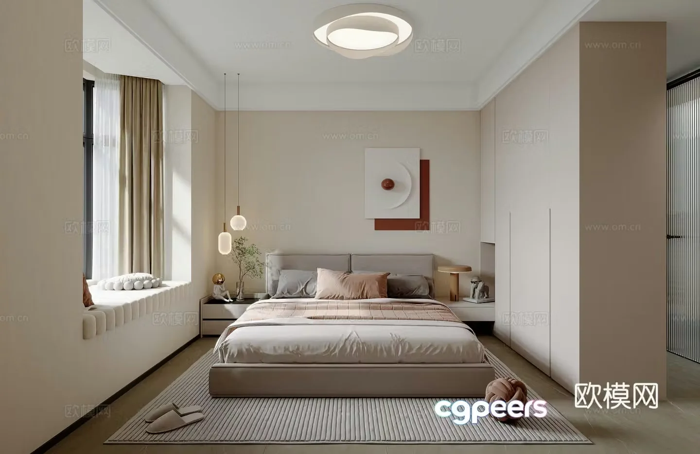 Master bedroom 3D model