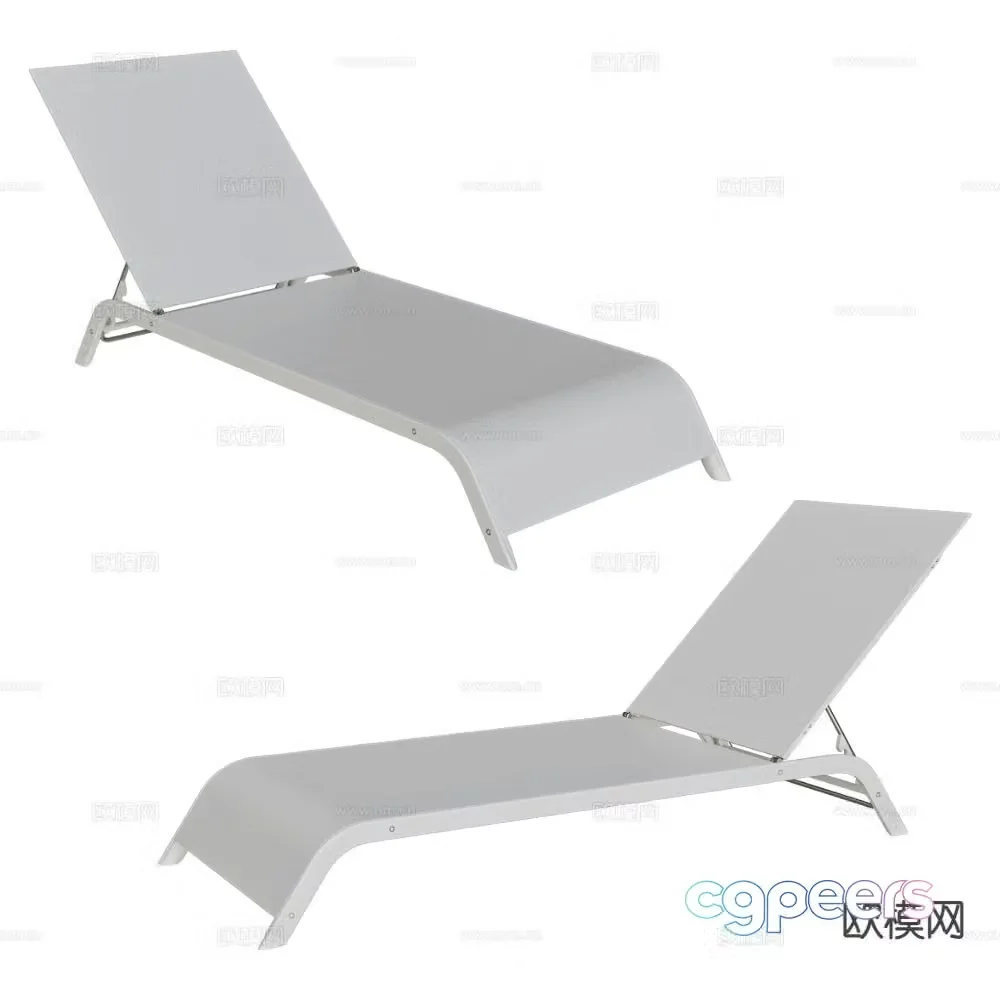 Serralunga lounge chair 3d model