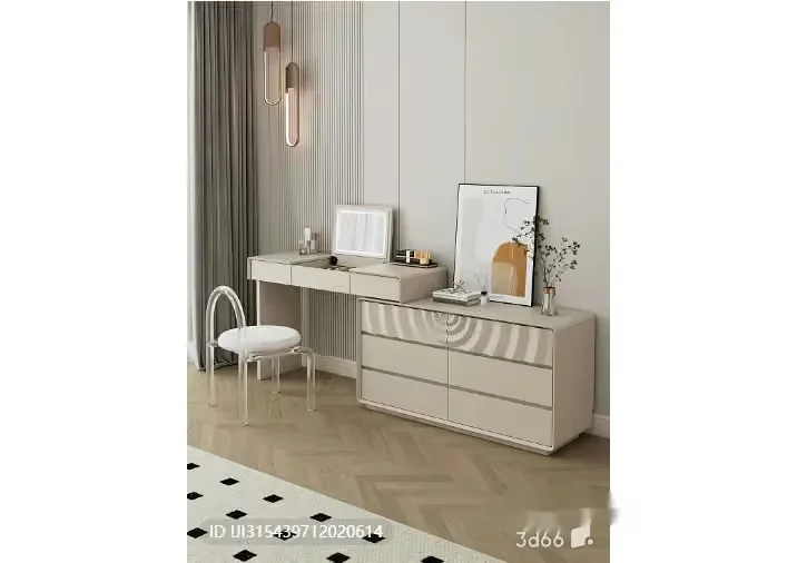 Modern Minimalist Decor 3D Model – 716 – VRAY Render