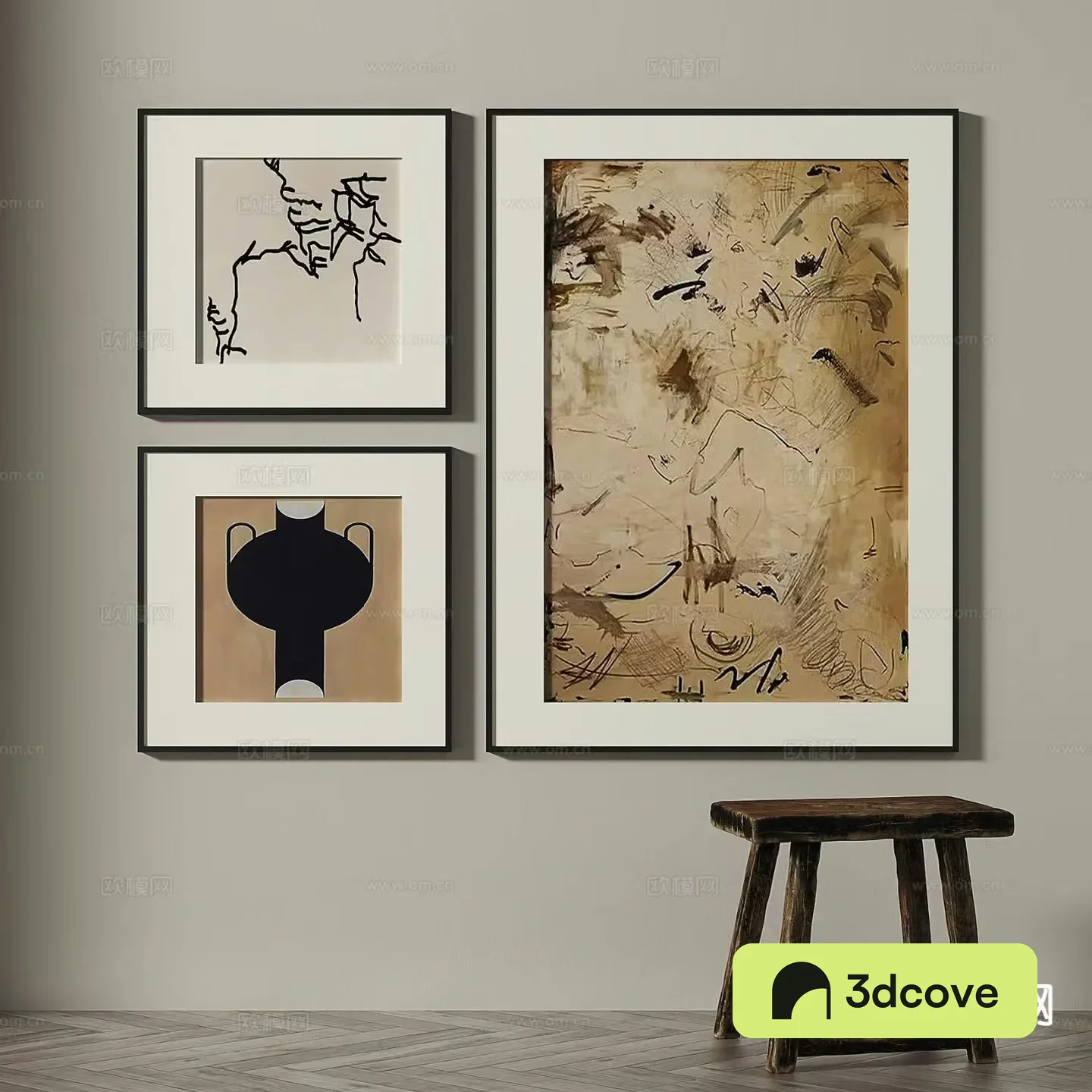 Medieval style hanging painting decorative painting