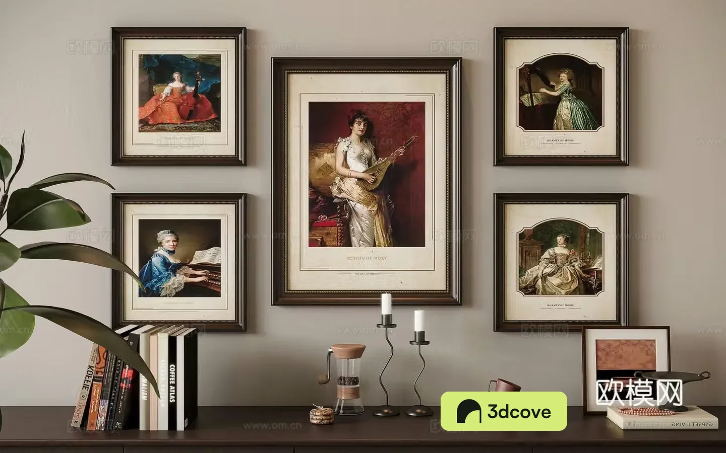 American style combination decorative painting