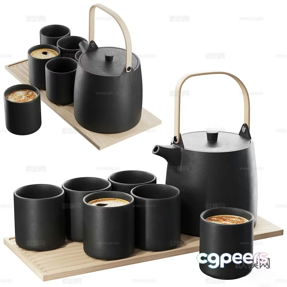 Tableware combination 3D model