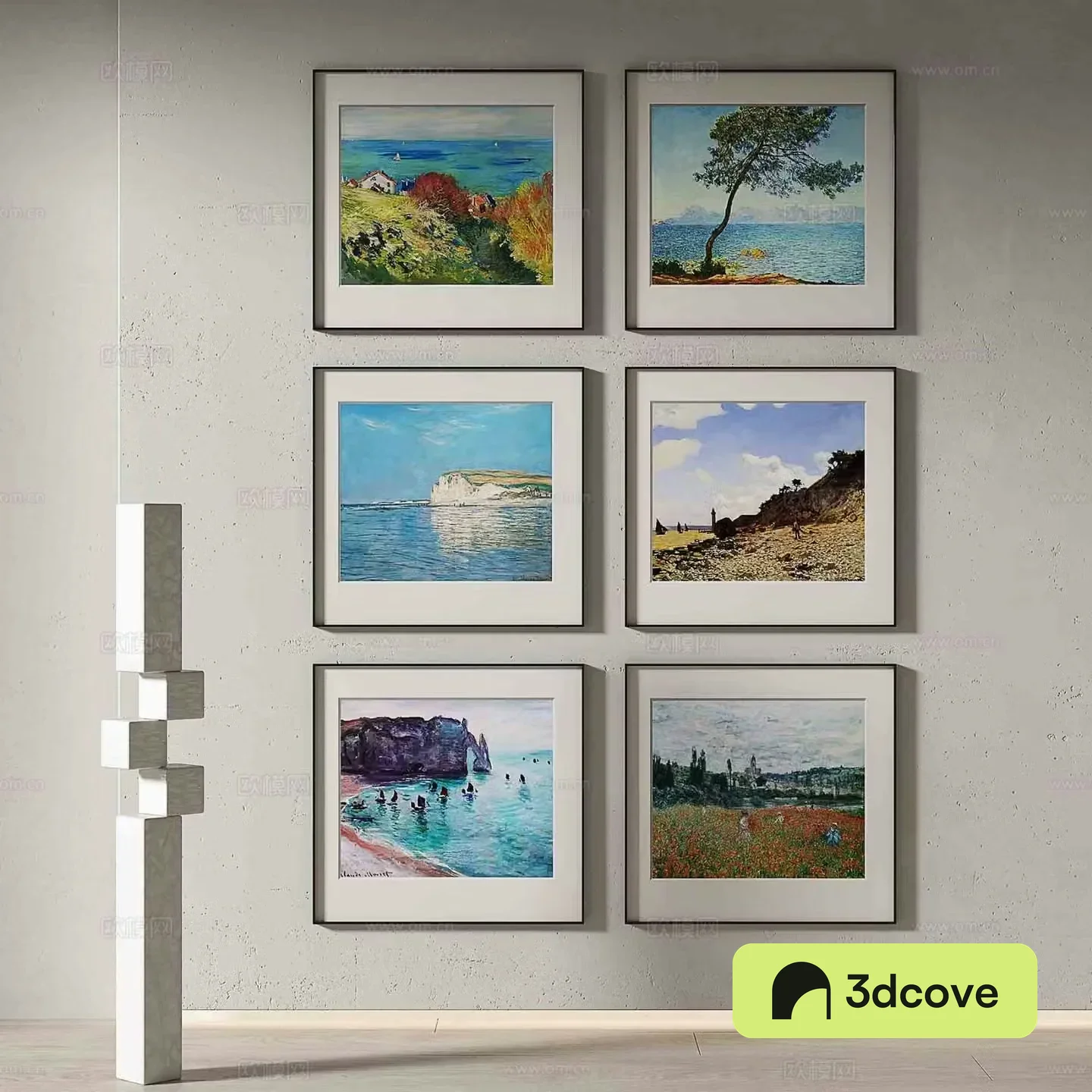 Modern landscape painting decorative painting