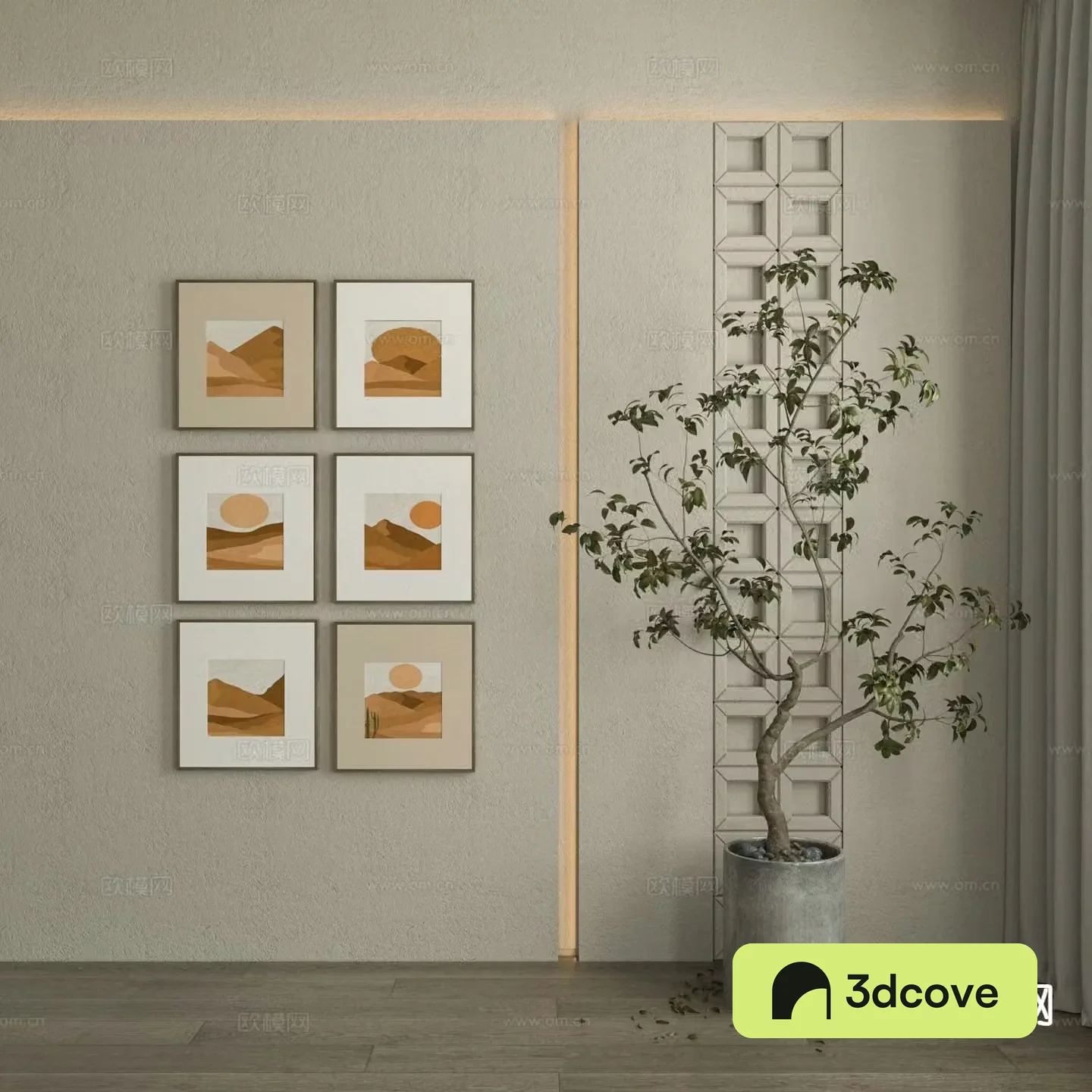 Modern art painting landscape painting decorative painting