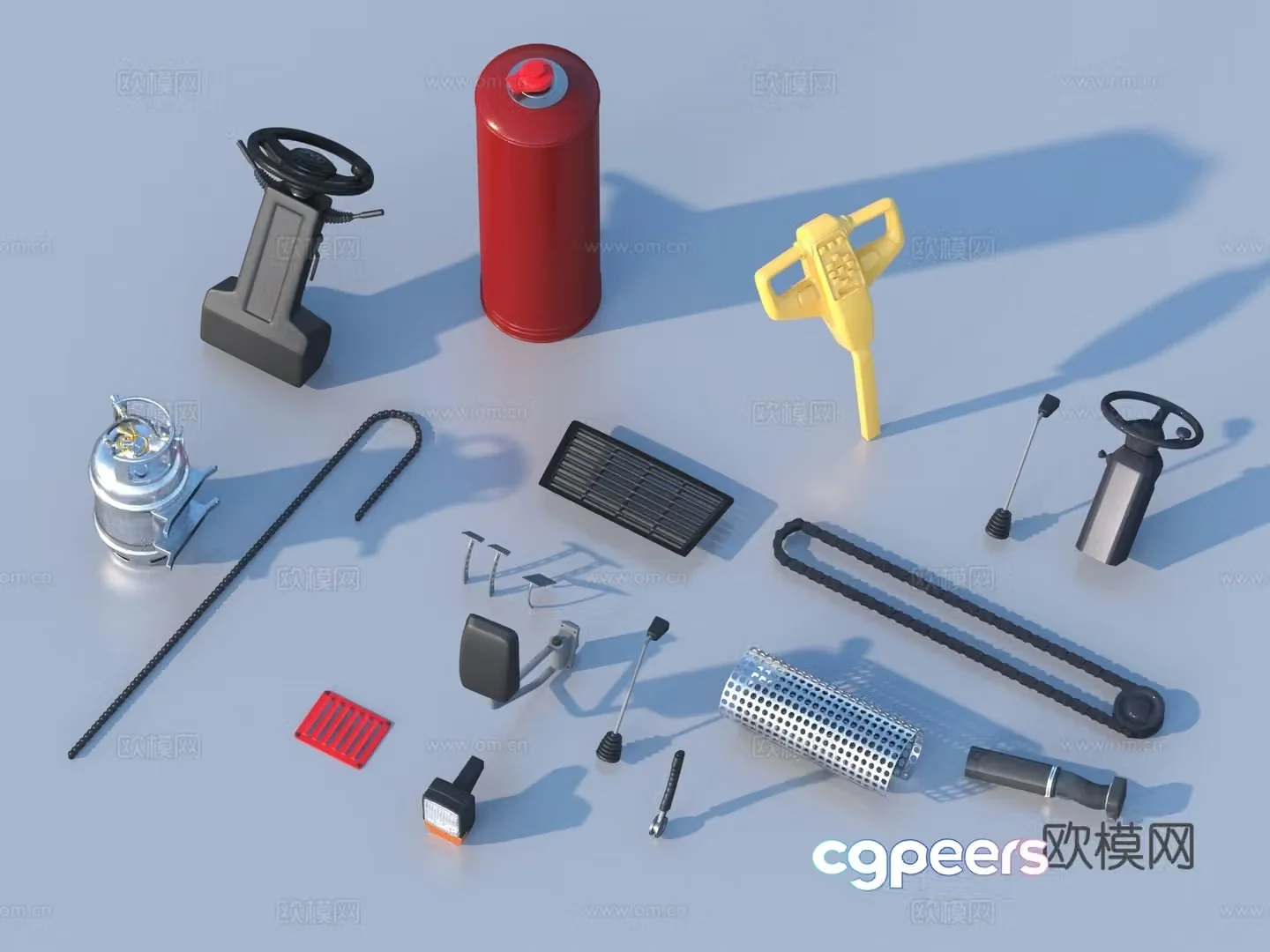 Parts Hardware 3D Model