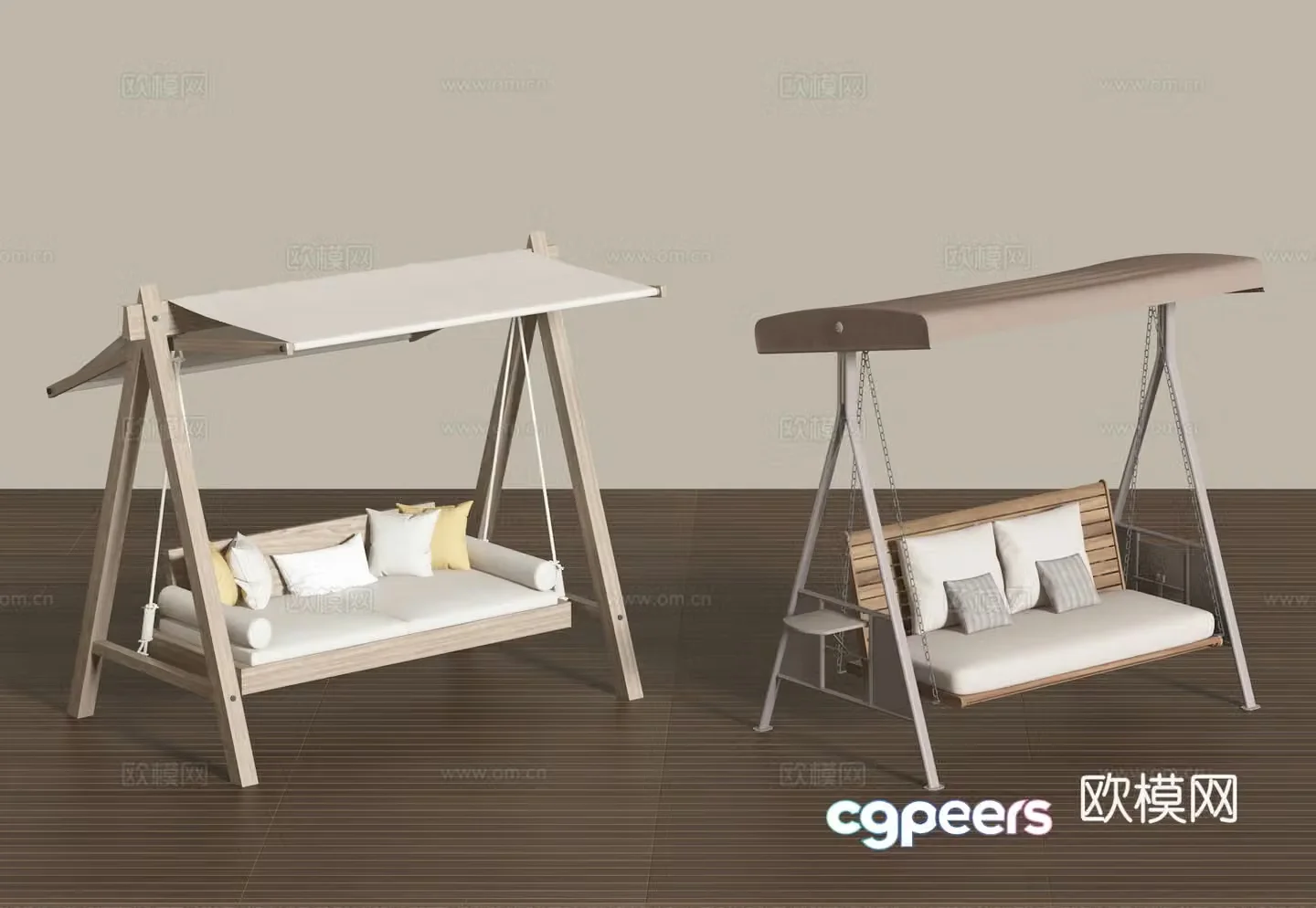 Modern hanging chair swing chair cradle chair 3d model
