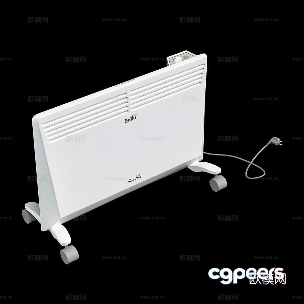 Ballu heater instant heating radiator 3d model