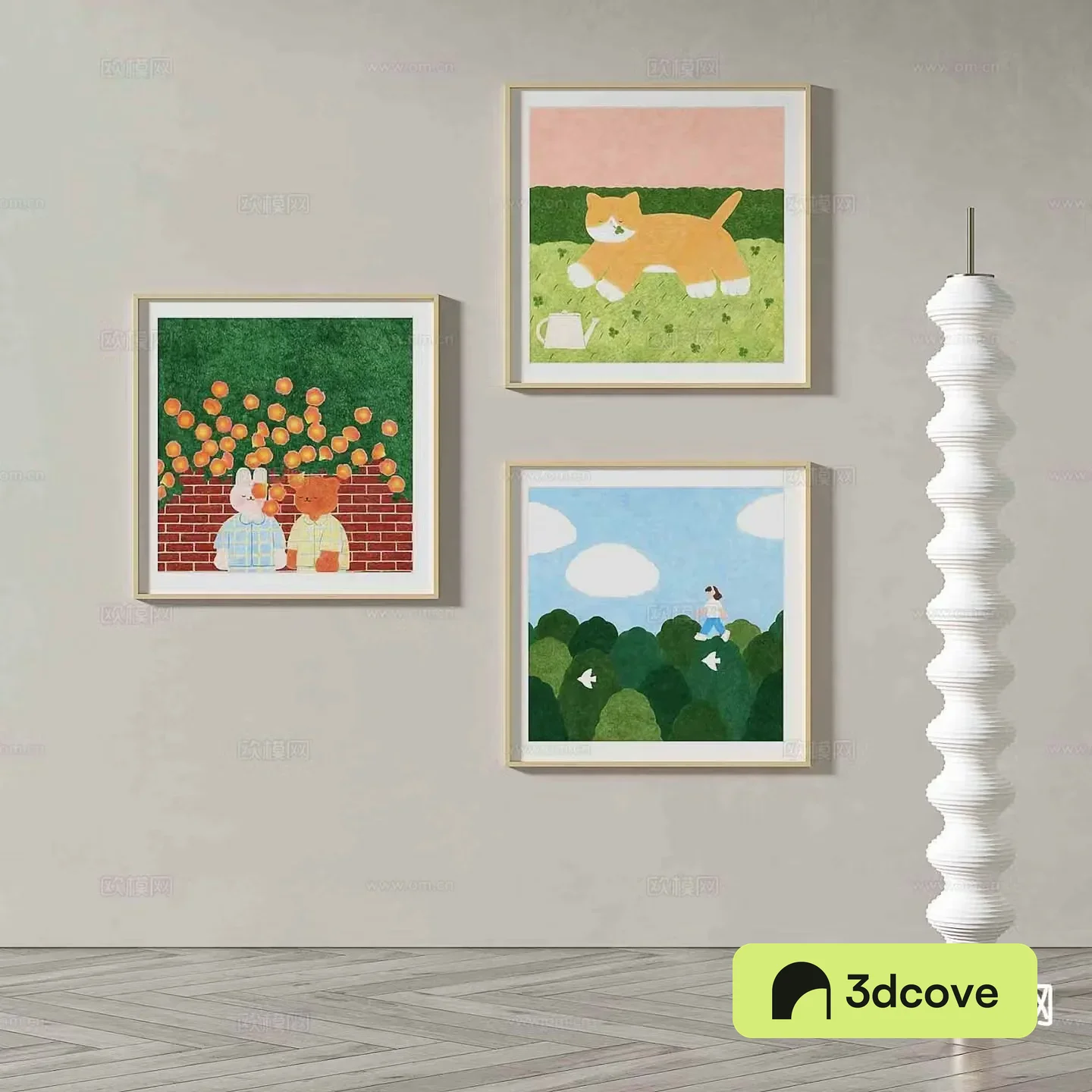 Art painting cartoon painting decorative painting