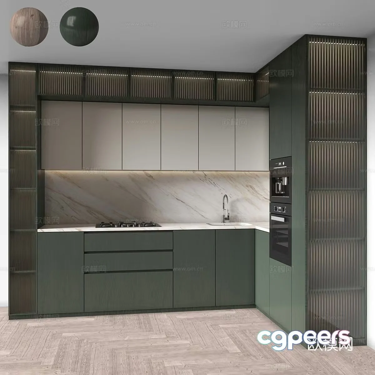 Modern cabinet 3d model