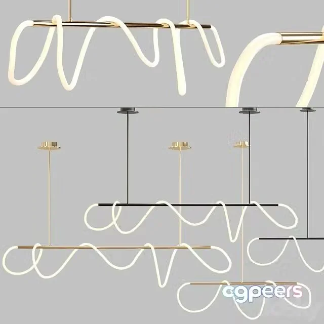 3ds Max Free – Scandinavian pendant lights 048