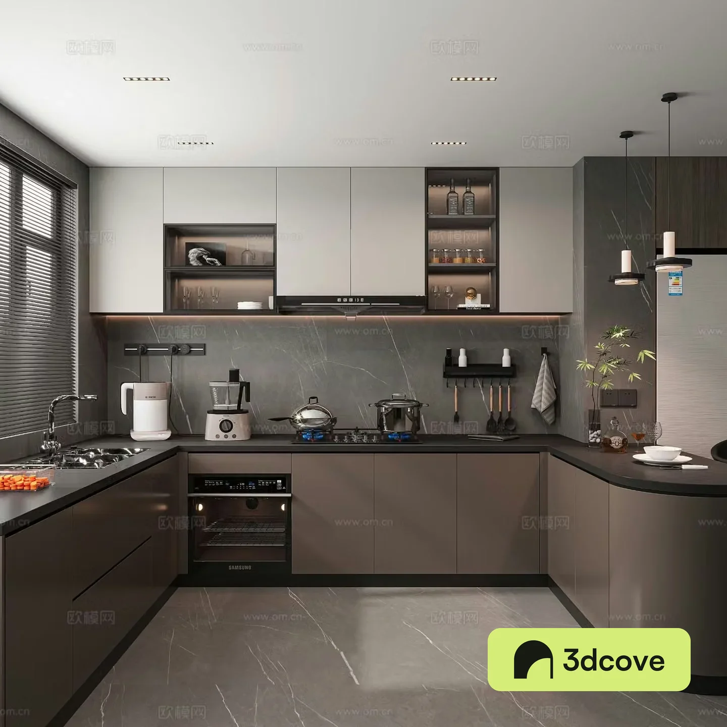 Italian kitchen cabinet