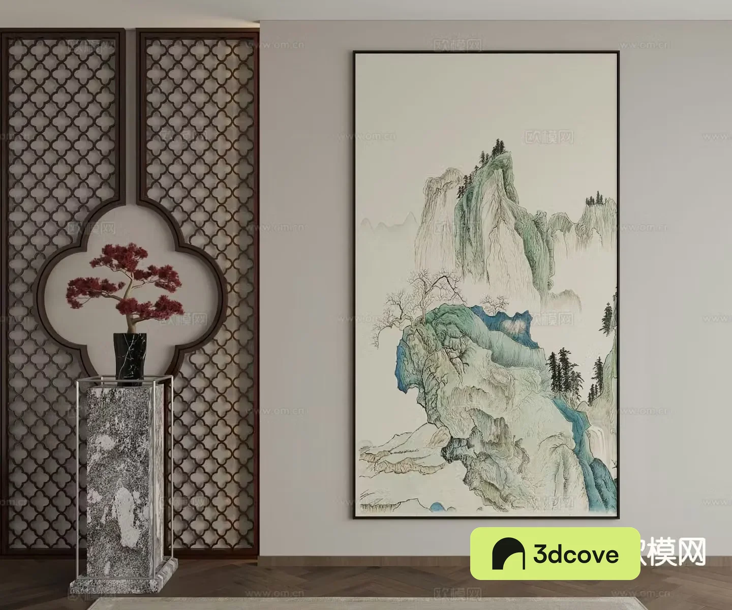 New Chinese style decorative painting landscape painting hanging painting