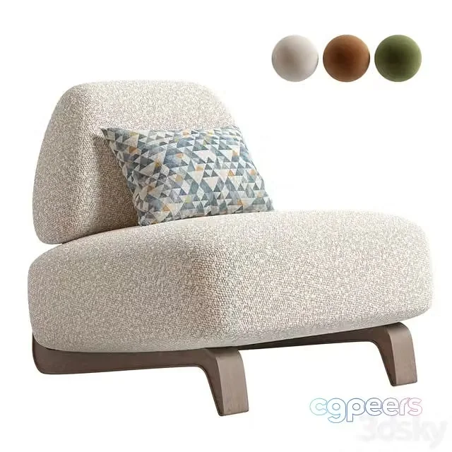 3ds Max Free – Vao Armchair