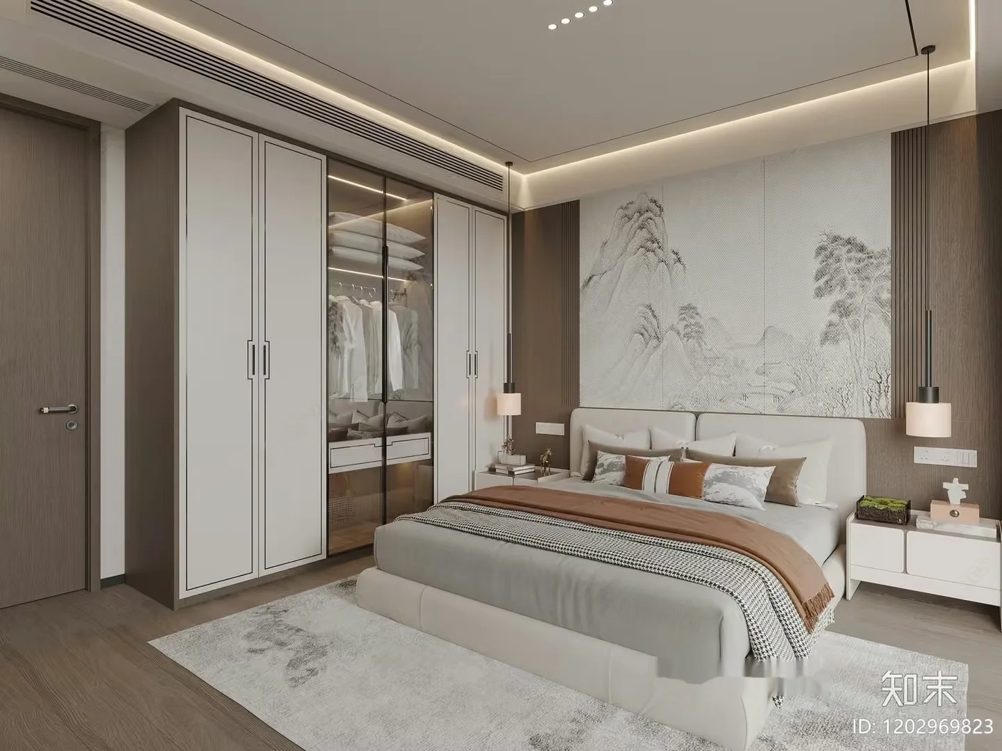 Cozy Bedroom 3D Model – 18163 – VRAY Render