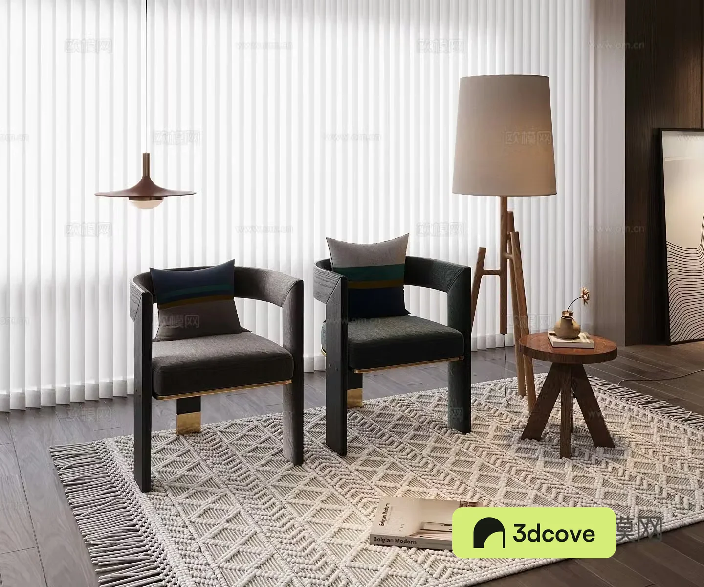 Light luxury single chair