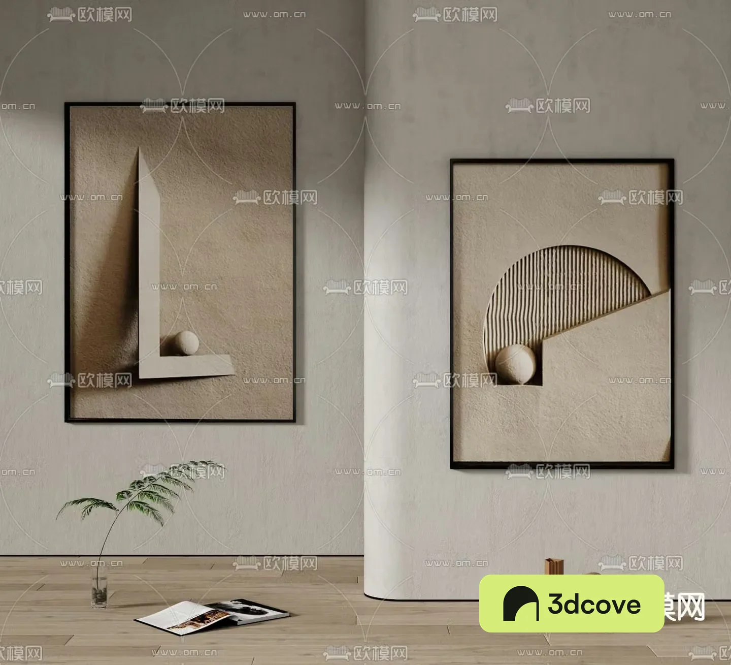 Three-dimensional painting Abstract painting Decorative painting
