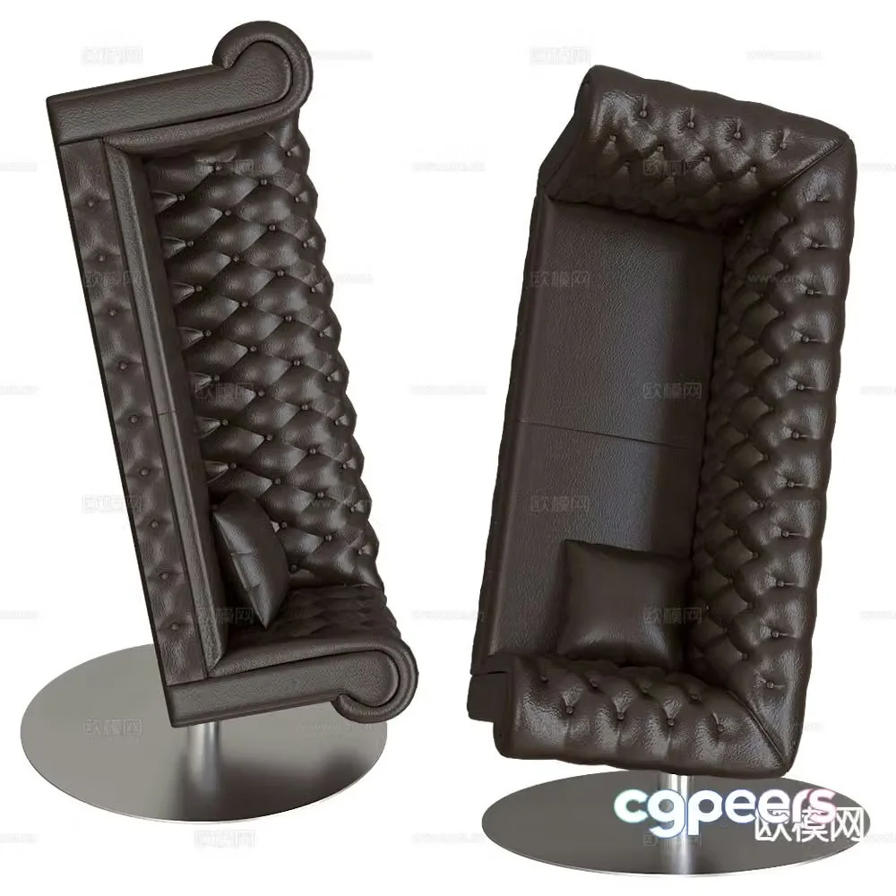 Moooi sofa model ornaments 3d model