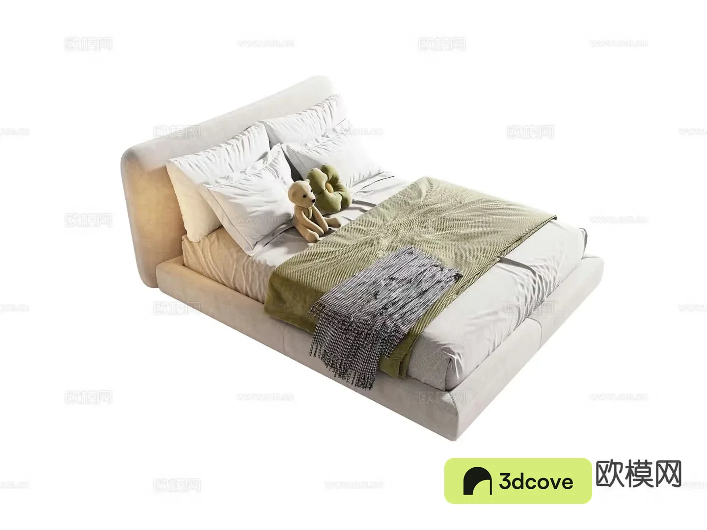 Cream style children’s bed