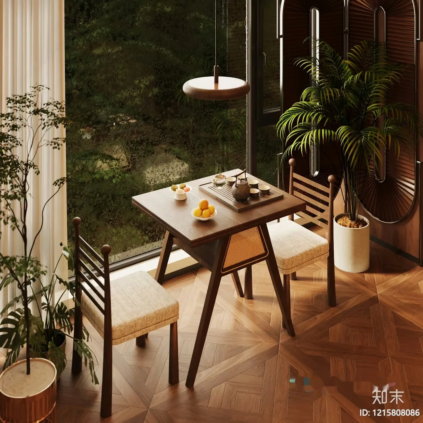 Modern Dining Room 3D Model – 18425 – VRAY Render