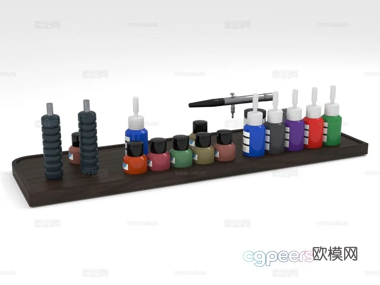 Storage rack Storage rack Desktop storage rack Pigment storage rack 3D model