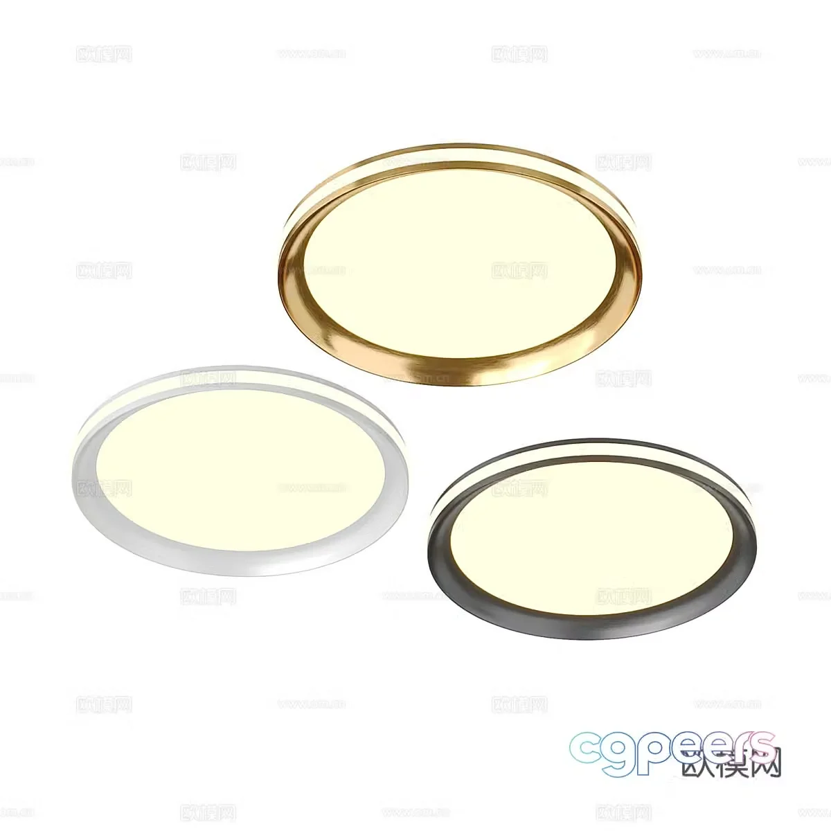 Modern ceiling light 3d model