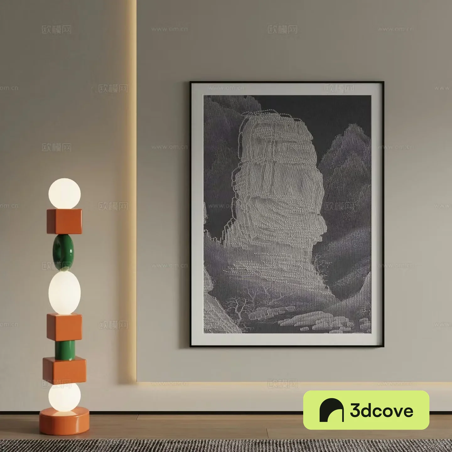 Modern decorative painting Abstract painting Texture painting